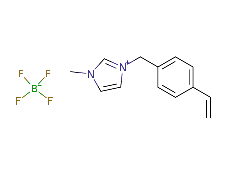 Molecular Structure of 855528-46-0 (1H-Imidazolium, 1-[(4-ethenylphenyl)methyl]-3-methyl-,
tetrafluoroborate(1-))