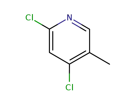 Molecular Structure of 56961-78-5 (2,4-Dichloro-5-methylpyridine)