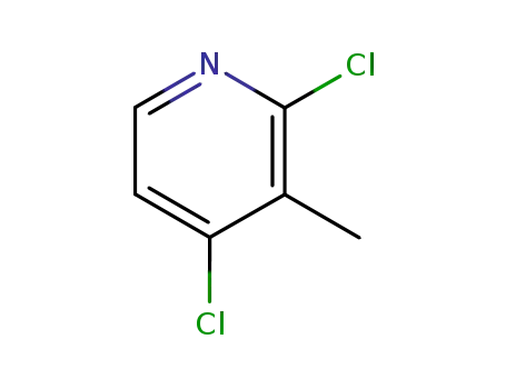 Molecular Structure of 132097-09-7 (2,4-Dichloro-3-methylpyridine)