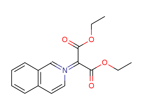 Molecular Structure of 17870-66-5 (Isoquinolinium, 2-ethoxy-1-(ethoxycarbonyl)-2-oxoethylide)