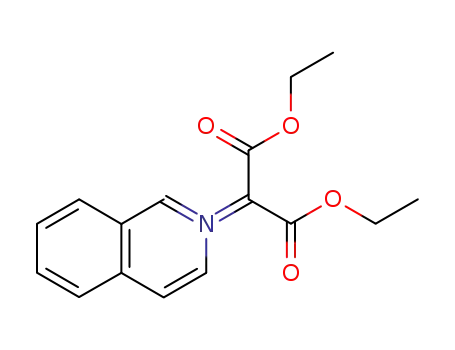 Molecular Structure of 17870-66-5 (Isoquinolinium, 2-ethoxy-1-(ethoxycarbonyl)-2-oxoethylide)