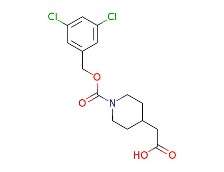 2-(1-(((3,5-dichlorobenzyl)oxy)carbonyl)piperidin-4-yl)acetic acid
