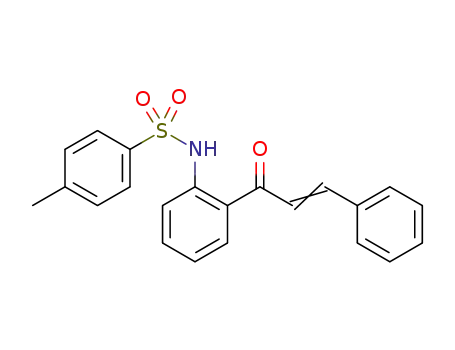 Molecular Structure of 857005-50-6 (N-Ts-1-(2-aminophenyl)-3-phenylprop-2-en-1-one)