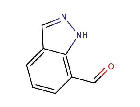 Molecular Structure of 312746-72-8 (1H-INDAZOLE-7-CARBALDEHYDE)