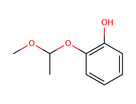 Molecular Structure of 51487-87-7 (o-(1-methoxyethoxy)-phenol)