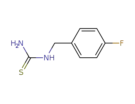 Molecular Structure of 405-74-3 (N-(4-FLUOROBENZYL)THIOUREA)