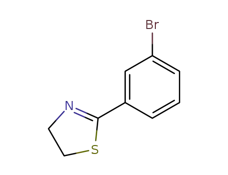 Molecular Structure of 96159-85-2 (2-(3-BROMOPHENYL)-4,5-DIHYDROTHIAZOLE)