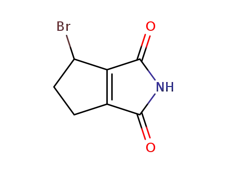 Molecular Structure of 80016-36-0 (4-bromo-5,6-dihydrocyclopenta[c]pyrrole-1,3(2H,4H)-dione)