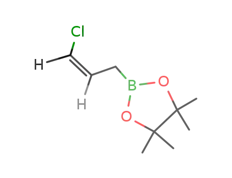 Molecular Structure of 158813-39-9 (2-(Z-3-chloroprop-2-enyl)-4,4,5,5-tetramethyl-1,2,3-dioxaborolane)