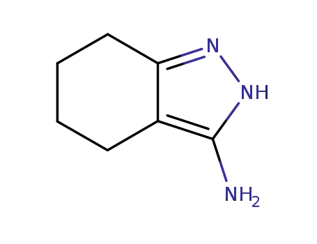 Molecular Structure of 41832-27-3 (4,5,6,7-tetrahydro-1H-indazol-3-Amine)