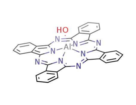Molecular Structure of 15554-15-1 (Aluminum phthalocyanine hydroxide)