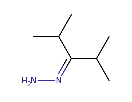 Molecular Structure of 62104-18-1 (3-Pentanone, 2,4-dimethyl-, hydrazone)