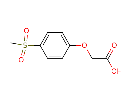 Molecular Structure of 42288-41-5 ([4-(methylsulfonyl)phenoxy]acetic acid)
