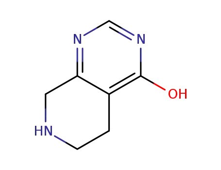 Molecular Structure of 859826-41-8 (5,6,7,8-tetrahydropyrido[3,4-d]pyrimidin-4(4aH)-one hydrochloride)