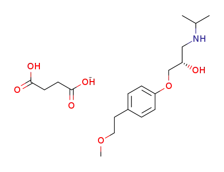 Molecular Structure of 98418-47-4 (Metroprolol succinate)