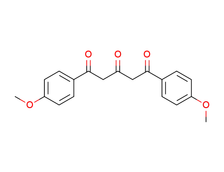 Molecular Structure of 1469-93-8 (1,5-bis(4-methoxyphenyl)pentane-1,3,5-trione)