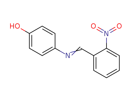Molecular Structure of 5348-28-7 (4-{[(E)-(2-nitrophenyl)methylidene]amino}phenol)