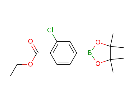 Molecular Structure of 474709-76-7 ((3-CHLORO-4-ETHOXYCARBONYL)BENZENEBORONIC ACID)