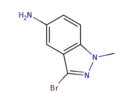 5-Amino-3-bromo-1-methyl-1H-indazole cas no. 1092351-49-9 98%