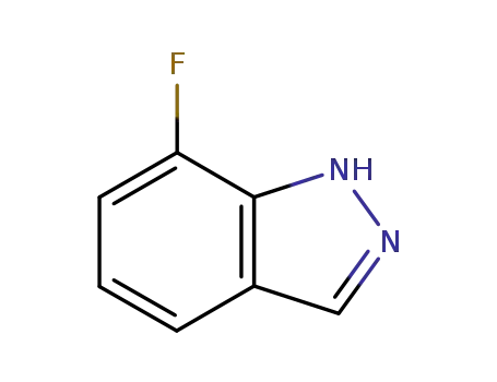 Molecular Structure of 341-24-2 (7-FLUORO INDAZOLE)