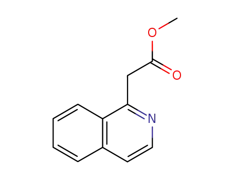 Molecular Structure of 69582-93-0 (1-Isoquinolineacetic acid methyl ester)