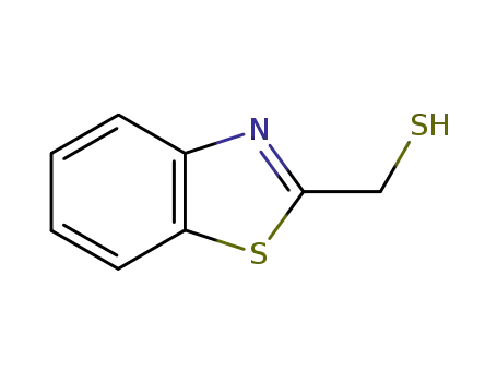Molecular Structure of 73544-70-4 (2-Benzothiazolemethanethiol(6CI,9CI))