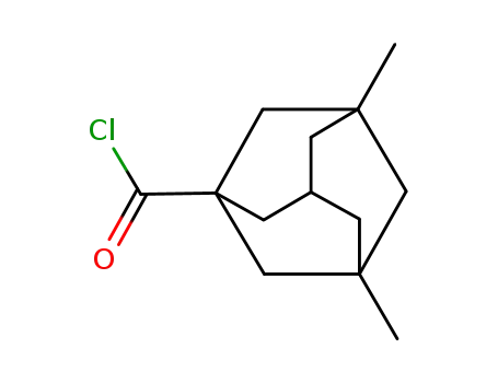 Molecular Structure of 3124-87-6 (3,5-dimethyladamantane-1-carbonyl chloride)