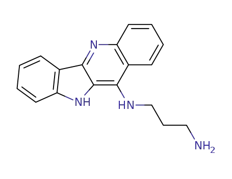 Molecular Structure of 188630-48-0 (N<sup>1</sup>-(10H-indolo[3,2-b]quinolin-11-yl)propane-1,3-diamine)