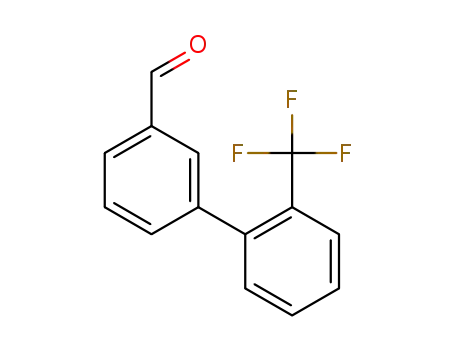 Molecular Structure of 675596-31-3 (2'-TRIFLUOROMETHYL-BIPHENYL-3-CARBALDEHYDE)