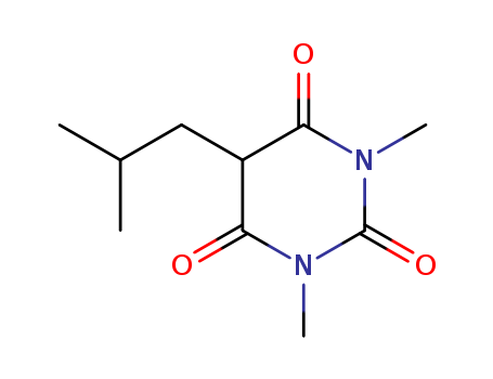 2,4,6(1H,3H,5H)-Pyrimidinetrione,1,3-dimethyl-5-(2-methylpropyl)-