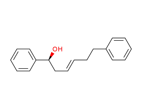 Molecular Structure of 1428537-73-8 ((1S,3E)-1,6-diphenylhex-3-en-1-ol)