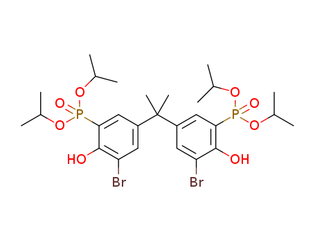 Diisopropyl 2-hydroxy-3-bromo-(2-(3- diisopropyl-phosphoryl-4-hydroxy-5-bromophenyl)propan-2-yl) phosphonate