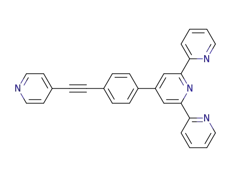 Molecular Structure of 1450665-97-0 (4'-(4-pyridin-4-ylethynyl-phenyl)[2,2';6',2'']terpyridine)