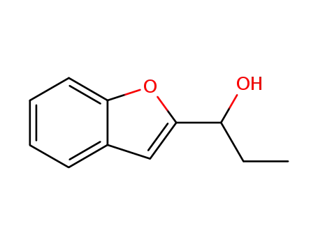 Molecular Structure of 220087-23-0 (1-(benzofuran-2-yl)propan-1-ol)