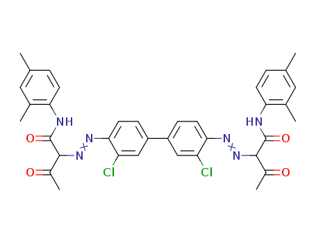 Butanamide,2,2'-[(3,3'-dichloro[1,1'-biphenyl]-4,4'-diyl)bis(2,1-diazenediyl)]bis[N-(2,4-dimethylphenyl)-3-oxo-(5102-83-0)