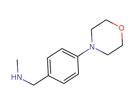 Molecular Structure of 179328-22-4 (N-METHYL-N-(4-MORPHOLIN-4-YLBENZYL)AMINE)