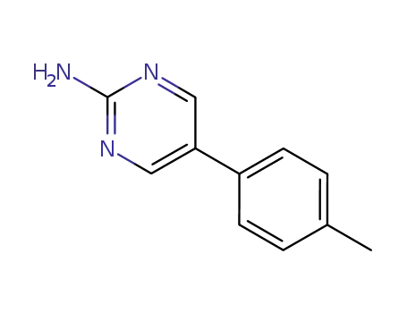 Molecular Structure of 31408-17-0 (5-P-TOLYLPYRIMIDIN-2-YLAMINE)