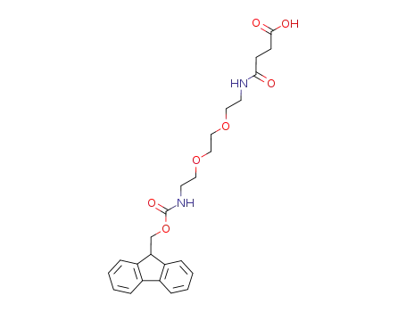 Molecular Structure of 613245-91-3 (N-(FMOC-8-AMINO-3,6-DIOXA-OCTYL)-SUCCINAMIC ACID)