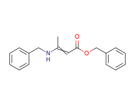 Molecular Structure of 71161-03-0 (benzyl 3-benzylaminobut-2-enoate)