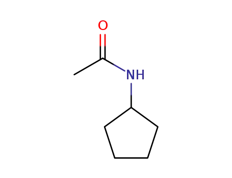 Molecular Structure of 25291-41-2 (N-Acetylcyclopentane-1-amine)