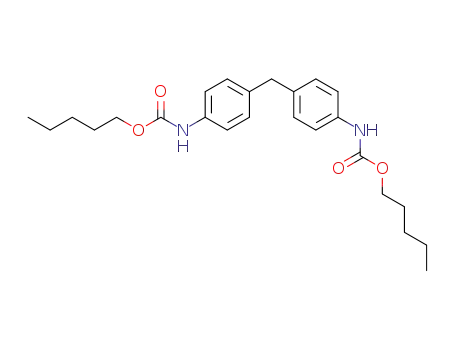 Molecular Structure of 102894-35-9 (dipentyl(methylene)bis(4,1-phenylene)dicarbamate)