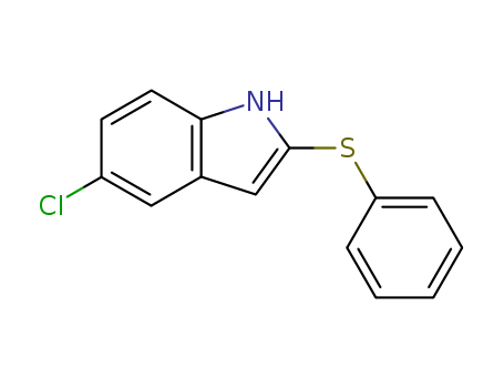 1H-Indole,5-chloro-2-(phenylthio)-