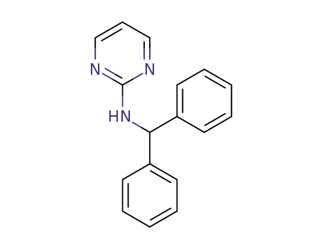 Molecular Structure of 93317-24-9 (N-benzhydrylpyrimidin-2-amine)