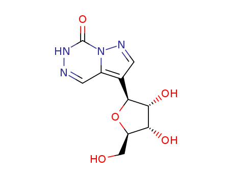 7-[3,4-dihydroxy-5-(hydroxymethyl)oxolan-2-yl]-1,3,4,9-tetrazabicyclo[4.3.0]nona-4,6,8-trien-2-one cas  85357-21-7