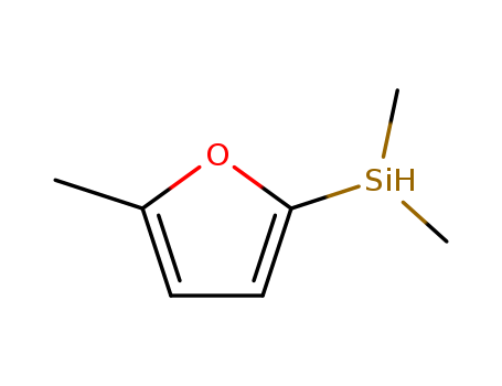 Molecular Structure of 13271-70-0 (Silane, dimethyl(5-methyl-2-furanyl)-)