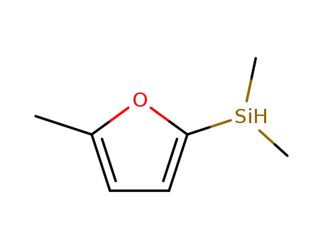 Molecular Structure of 13271-70-0 (Silane, dimethyl(5-methyl-2-furanyl)-)