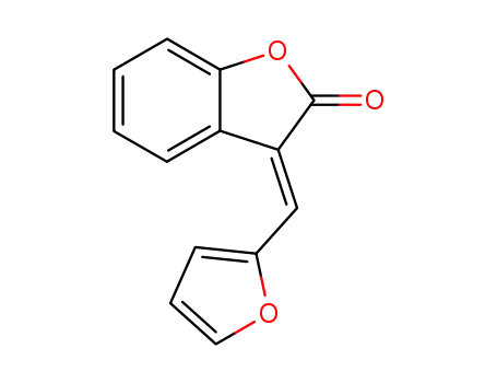 Molecular Structure of 139061-40-8 (2(3H)-Benzofuranone, 3-(2-furanylmethylene)-, (E)-)
