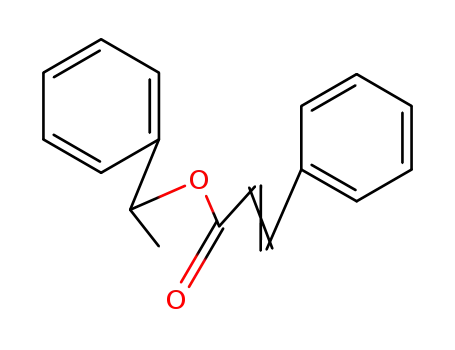 Molecular Structure of 56961-72-9 (1-phenylethyl (2E)-3-phenylprop-2-enoate)