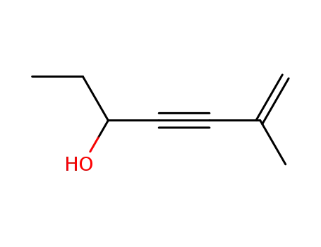 Molecular Structure of 95764-76-4 (6-METHYL-6-HEPTEN-4-YN-3-OL)