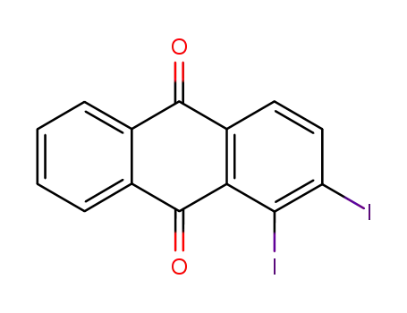 9,10-Anthracenedione, 1,2-diiodo-